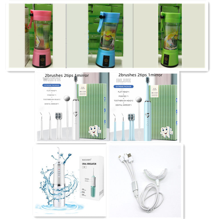 Portable Blender USB Rechargeable Mini Juicer | 6-Blade Smoothie & Fruit Mixer – Vintoba