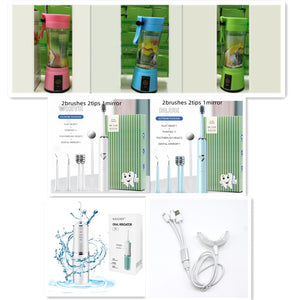 Portable Blender USB Rechargeable Mini Juicer | 6-Blade Smoothie & Fruit Mixer – Vintoba