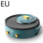 Multi-Function Hot Pot Barbecue One-Piece Cooker | 2-in-1 Electric Grill & Hotpot – Vintoba Smart Kitchen Gadget