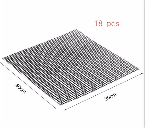 Barbecue Non-Stick Grilling Mat | Reusable Teflon BBQ Mesh Sheet for Outdoor Cooking & Kitchen Essentials – Vintoba