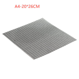 Barbecue Non-Stick Grilling Mat | Reusable Teflon BBQ Mesh Sheet for Outdoor Cooking & Kitchen Essentials – Vintoba