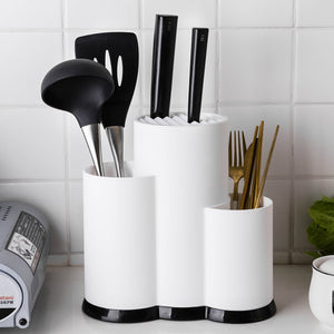 Multifunctional Knife Holder & Cutting Board Rack | TPR Material Waterproof Kitchen Organizer | Vintoba Storage Solutions