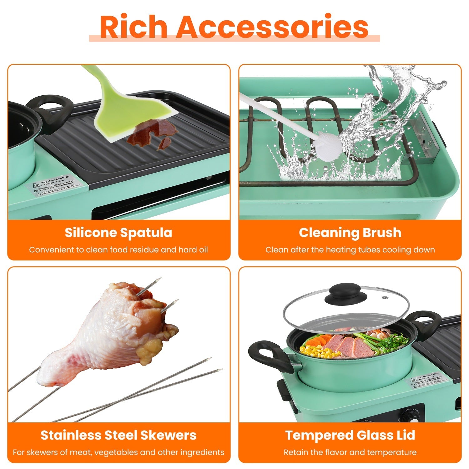 3-in-1 Electric Hot Pot with Grill | 1600W Smokeless Korean BBQ & Shabu Shabu Combo Cooker – Vintoba Smart Kitchen Gadget
