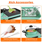 3-in-1 Electric Hot Pot with Grill | 1600W Smokeless Korean BBQ & Shabu Shabu Combo Cooker – Vintoba Smart Kitchen Gadget