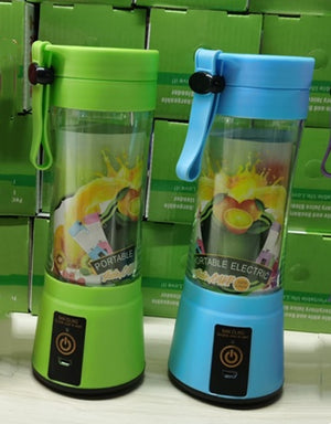 Portable Blender USB Rechargeable Mini Juicer | 6-Blade Smoothie & Fruit Mixer – Vintoba