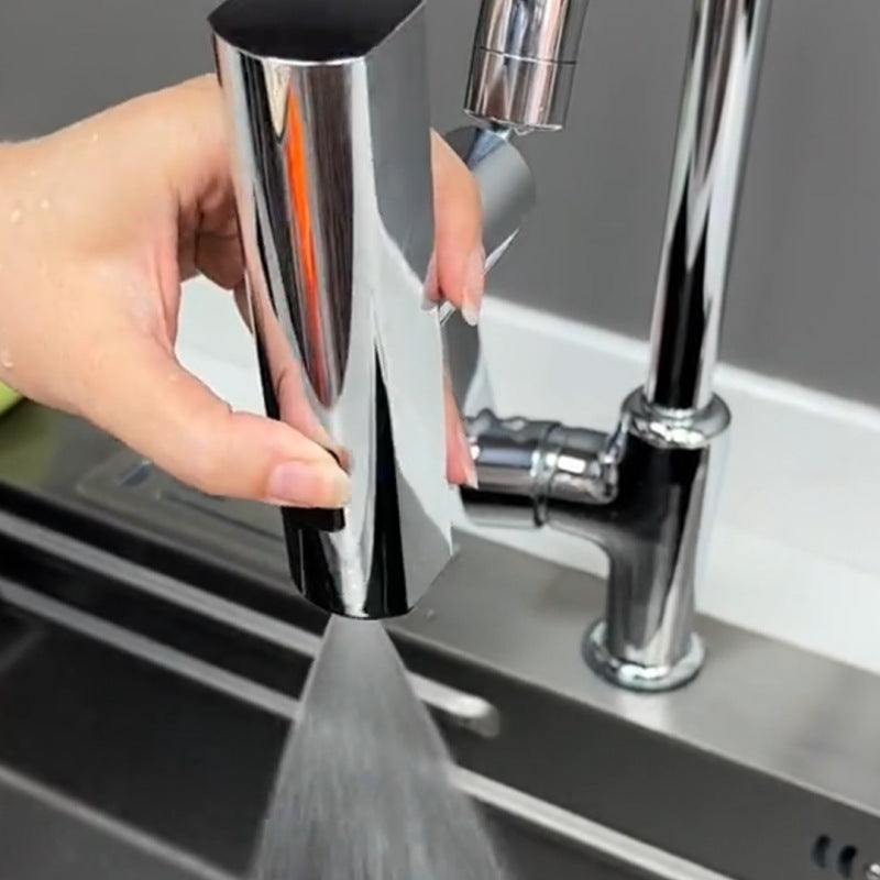 Kitchen Faucet Waterfall Outlet Nozzle | 360° Rotating Splash-Proof Bubbler Attachment – Vintoba Kitchen Gadgets