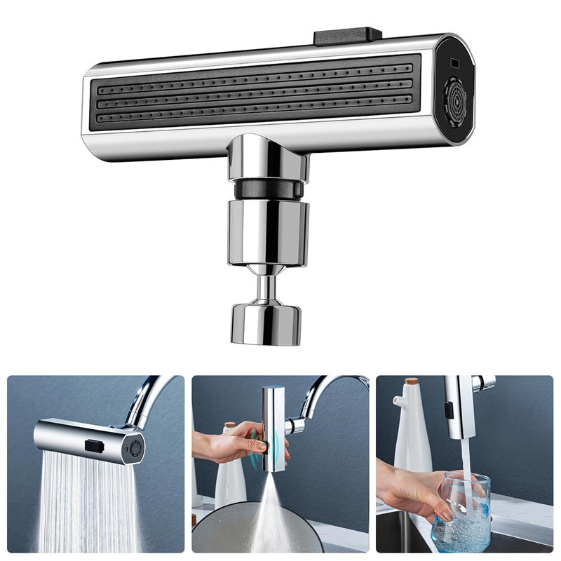 Kitchen Faucet Waterfall Outlet Nozzle | 360° Rotating Splash-Proof Bubbler Attachment – Vintoba Kitchen Gadgets