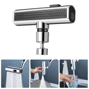 Kitchen Faucet Waterfall Outlet Nozzle | 360° Rotating Splash-Proof Bubbler Attachment – Vintoba Kitchen Gadgets