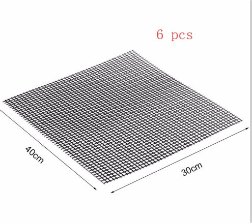 Barbecue Non-Stick Grilling Mat | Reusable Teflon BBQ Mesh Sheet for Outdoor Cooking & Kitchen Essentials – Vintoba