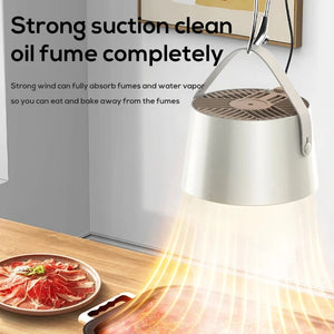 Portable Desktop Exhaust Fan – Mini USB Kitchen Hood Extractor for Cooking, BBQ & Smoke Removal | Smart Kitchen Gadget by Vintoba