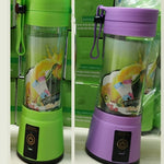 Portable Blender USB Rechargeable Mini Juicer | 6-Blade Smoothie & Fruit Mixer – Vintoba