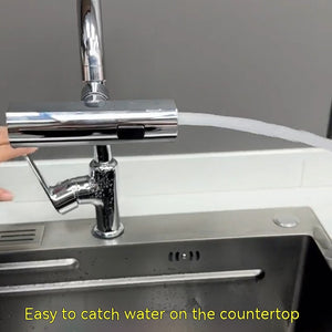 Kitchen Faucet Waterfall Outlet Nozzle | 360° Rotating Splash-Proof Bubbler Attachment – Vintoba Kitchen Gadgets