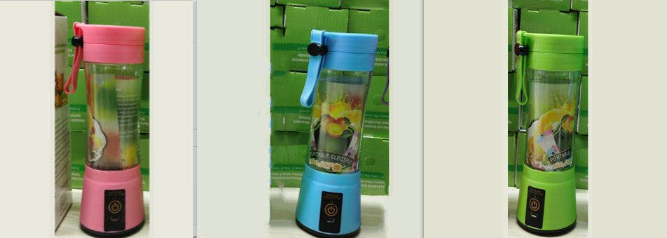 Portable Blender USB Rechargeable Mini Juicer | 6-Blade Smoothie & Fruit Mixer – Vintoba