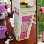 Portable Blender USB Rechargeable Mini Juicer | 6-Blade Smoothie & Fruit Mixer – Vintoba