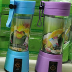 Portable Blender USB Rechargeable Mini Juicer | 6-Blade Smoothie & Fruit Mixer – Vintoba