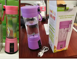 Portable Blender USB Rechargeable Mini Juicer | 6-Blade Smoothie & Fruit Mixer – Vintoba