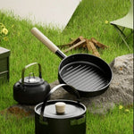 Outdoor Cooking Set – Portable Camping Cookware Kit with Pot, Pan & Kettle | Lightweight Travel Cook Set by Vintoba