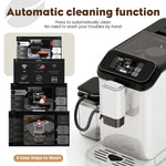 D5 Tuya App Espresso Cappuccino Maker Fully Automatic Coffee Machine With Grinder