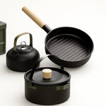 Outdoor Cooking Set – Portable Camping Cookware Kit with Pot, Pan & Kettle | Lightweight Travel Cook Set by Vintoba