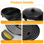 2200W 2-in-1 Electric Hot Pot with BBQ Grill | Smokeless Korean BBQ & Hotpot Combo – Dual Temperature Control Cooker by Vintoba
