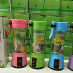 Portable Blender USB Rechargeable Mini Juicer | 6-Blade Smoothie & Fruit Mixer – Vintoba