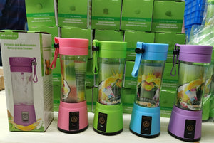 Portable Blender USB Rechargeable Mini Juicer | 6-Blade Smoothie & Fruit Mixer – Vintoba